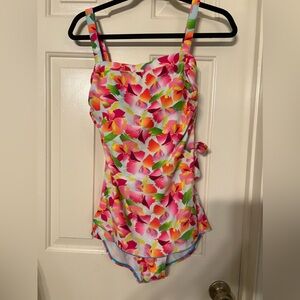Island Pearls colorful swimsuit size 12